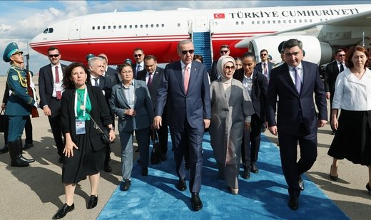Erdoğan meets with leaders from 7 countries in Astana