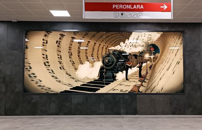 Metroistasyonlarıtarihvesanatalanınadönüşüyor