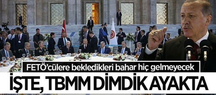 Erdoğan TBMM’deki iftar programına katıldı