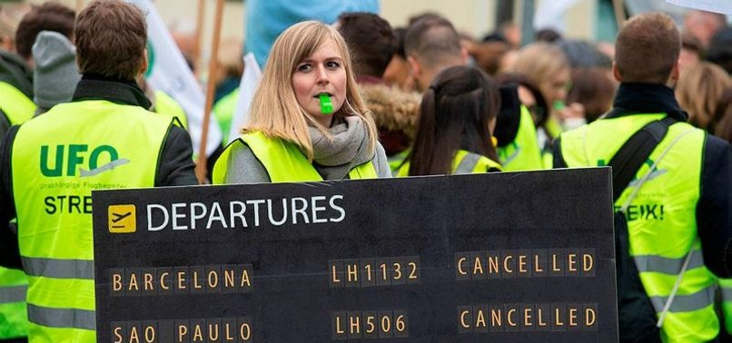 1,500 FLIGHTS CANCELLED DURING TWO-DAY LUFTHANSA STRIKE