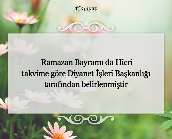 Ramazan Bayramı 2026