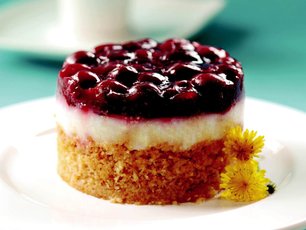 Vişneli Muhallebili Tatlı