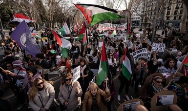 20,000 protesters take to Madrid streets to condemn Israel over Gaza genocide