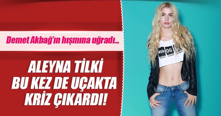 Almanya uçağında ’’Business’’ krizi! Aleyna Tilki olay çıkardı