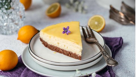 Limon Soslu Cheesecake