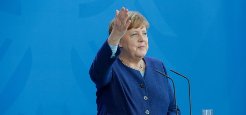 MERKEL DEFENDS GERMANY CORONAVIRUS RESTRICTIONS