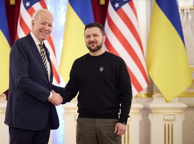 US President Biden makes surprise visit to Kyiv ahead of anniversary