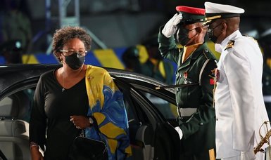 Barbados becomes a republic, replacing British Queen with president