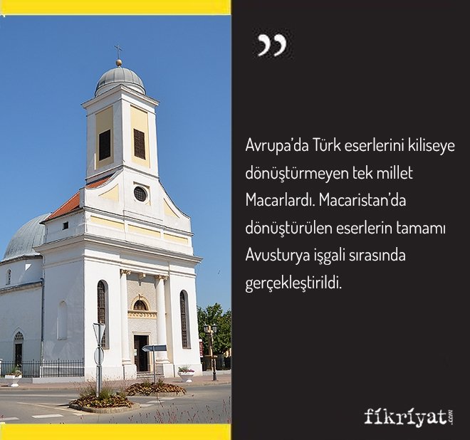 KİLİSEYE DÖNÜŞTÜRÜLEN YAPILAR