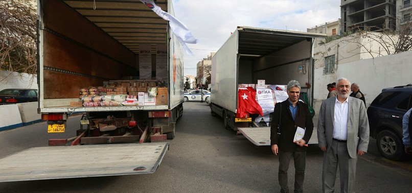 TURKEYS TIKA SENDS 14 TONS OF FOOD TO 400 HOUSEHOLDS IN LIBYA