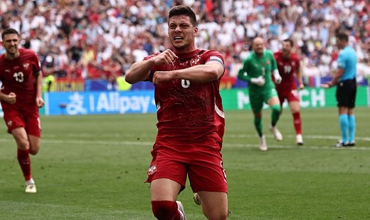Luka Jovic’s late header rescues draw for Serbia against Slovenia