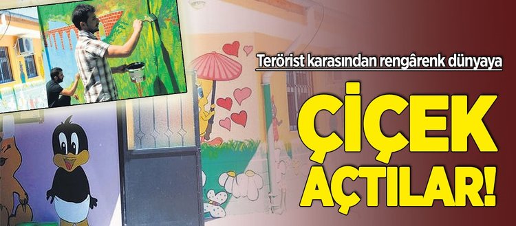 PKK’nın yaktığı okullar çiçek açtı