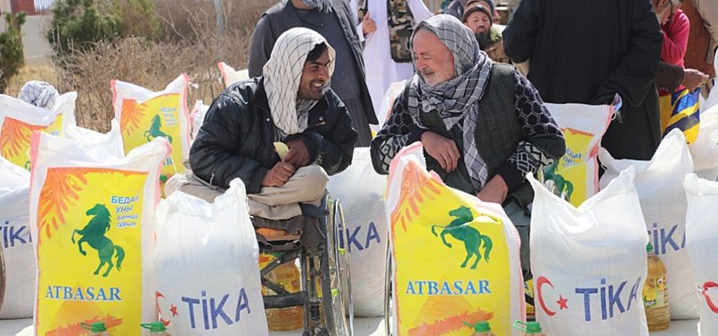 TÜRKIYE GIVES RAMADAN FOOD PACKAGES TO 400 AFGHAN FAMILIES