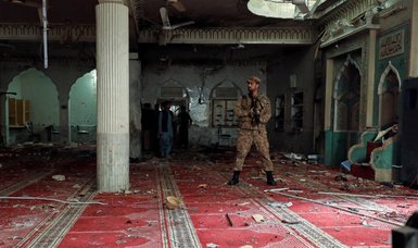 Pakistan mosque bombing leaves at least 56 dead, nearly 200 others injured