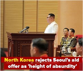 North Korea rejects Seoul's aid offer as 'height of absurdity'