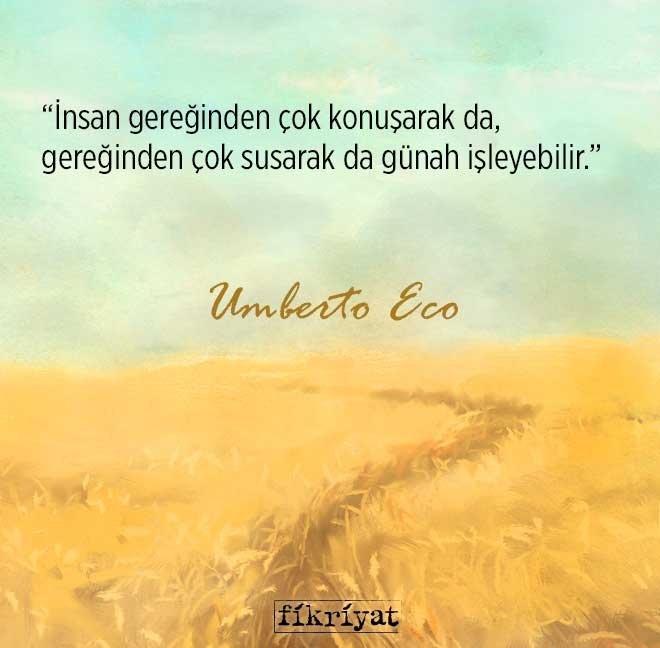 Yazı işçisi Umberto Eco’dan 44 alıntı