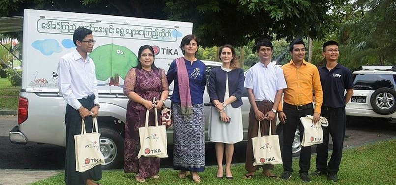 TURKISH AID AGENCY PROVIDES MOBILE LIBRARY TO MYANMAR