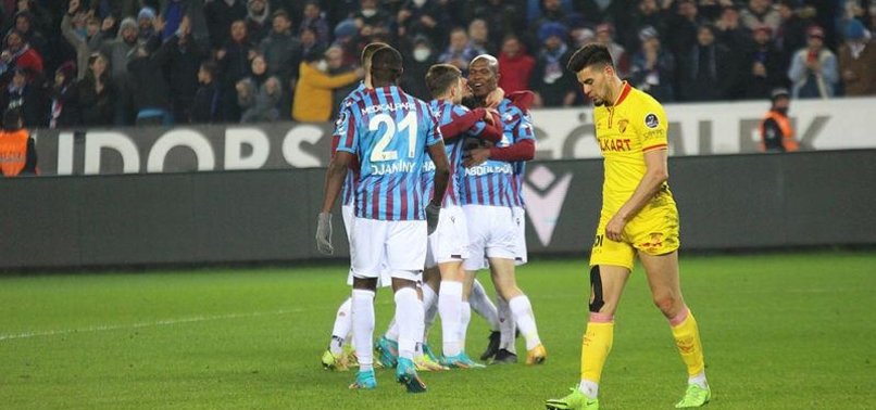 TRABZONSPOR STAY FIRMLY ON TITLE COURSE IN TURKISH SUPER LEAGUE WITH 4-2 WIN OVER GÖZTEPE