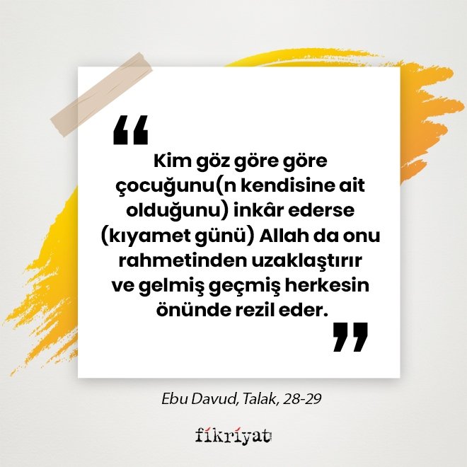 Aile ile ilgili 40 hadis; Ebu Davud, Talak, 28-29