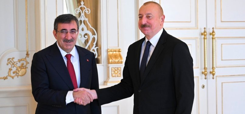 TURKISH VP YILMAZ MEETS AZERBAIJANI LEADER ALIYEV IN BAKU TO DISCUSS BILATERAL COOPERATION