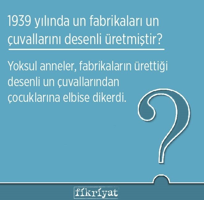 1939 yılında un fabrikaları un çuvallarını desenli üretmiştir?