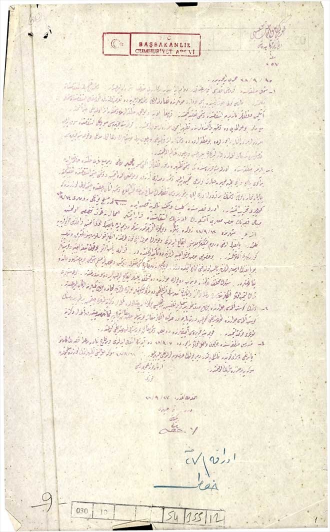 Büyük Zafer tarihi belgelerde