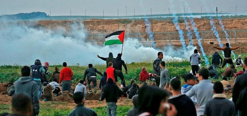 FOR 49TH WEEK, GAZANS CONTINUE ANTI-OCCUPATION PROTESTS