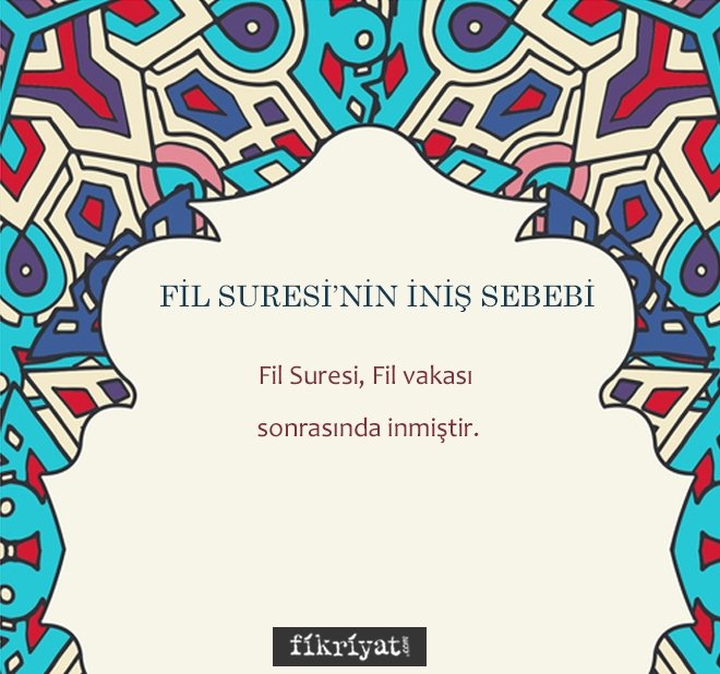 FİL SURESİ’NİN İNİŞ SEBEBİ