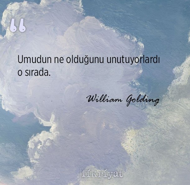 Geleceği kurgulamada usta olan William Golding’den 30 alıntı
