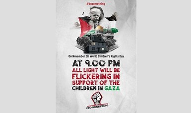 Turkish group starts worldwide drive to protest children's deaths in Gaza