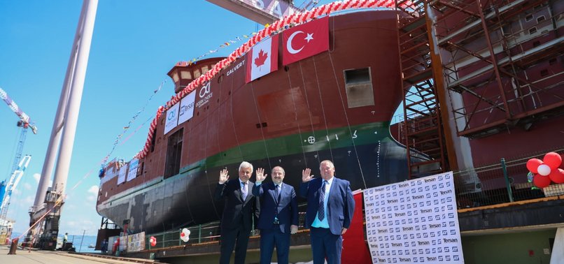 TURKISH-MADE ARCTIC FISHING VESSEL FOR CANADA LAUNCHED
