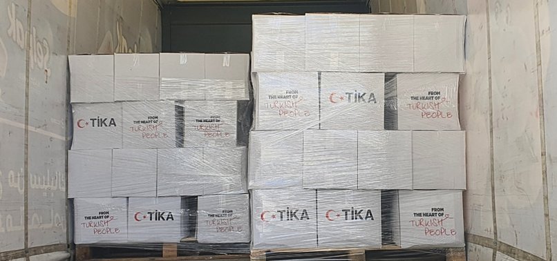 TURKISH AID AGENCY DELIVERS RAMADAN FOOD PACKAGES TO PALESTINE