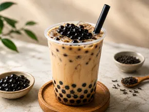 Ev Yapımı Boba Tarifi Tapyoka İncili Çay