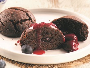 Vişne Dolgulu Brownie Kurabiye