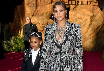 Beyonce ve Blue Ivynin stil eşleşmesi