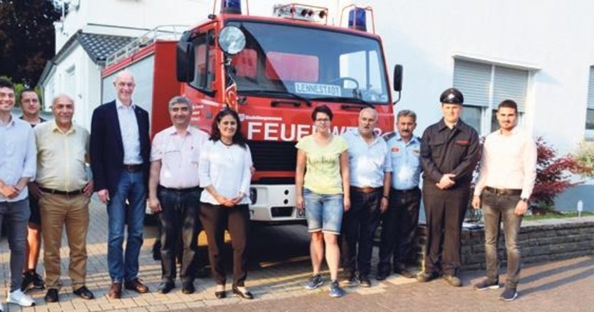 Çaycuma’ya itfaiye aracı bağışladılar