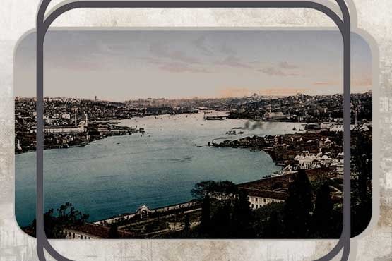 Eski İstanbul'un yazıyla resmedilen panoraması