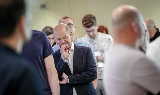 Scholz’s coalition suffers rout at EU polls in Germany