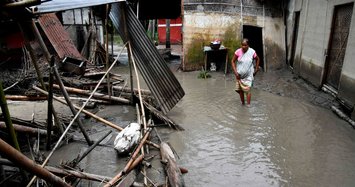 Heavy rain and floods in northeastern India kill at least 12, displacing more than 1 million