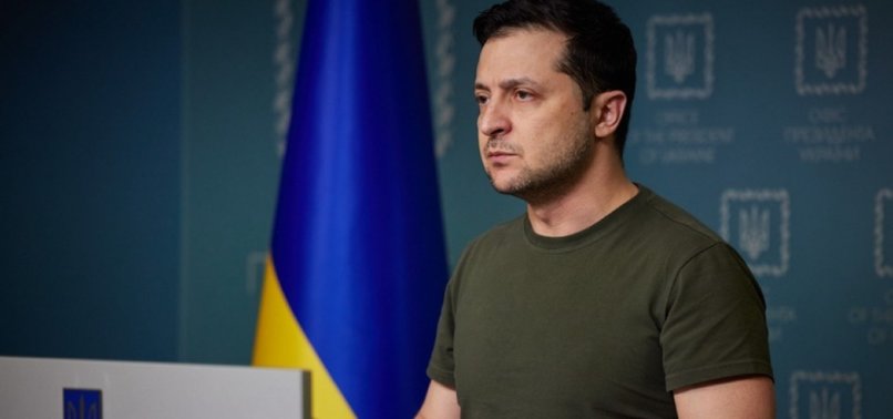 UKRAINES PRESIDENT ZELENSKIY SAYS WILL USE EVERY OPPORTUNITY TO SECURE PEACE