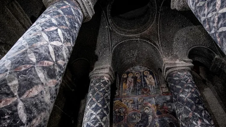 Gümüşler Monastery in Türkiye draws visitors with rare fresco