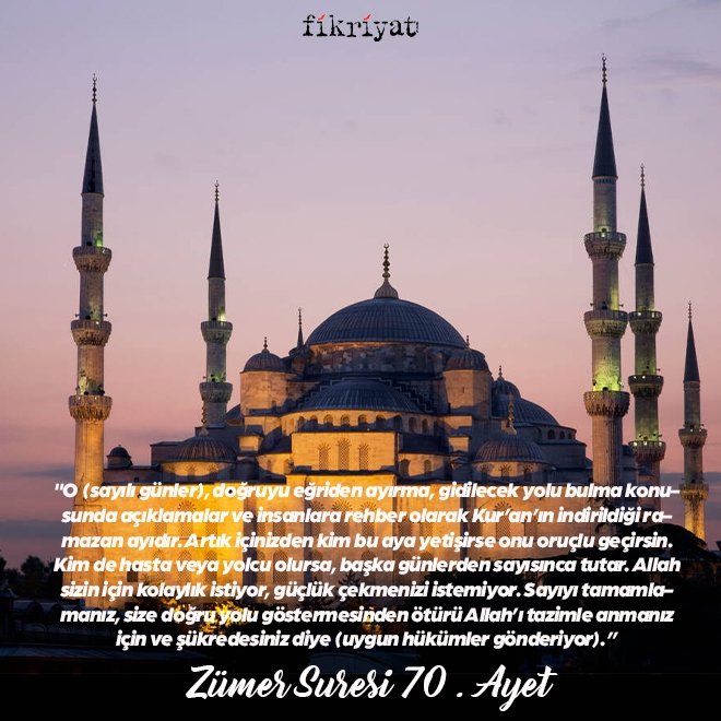 Bakara Suresi 180-185. Ayetler