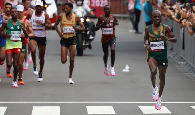 Athletics-South Africa's Mokoka breaks world record in first 50km race