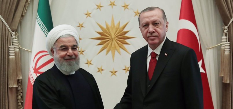 TURKISH LEADER, OUTGOING IRANIAN PRESIDENT TALK BILATERAL TIES