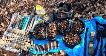 Ammunitions belonging to PKK seized in Turkey's Bitlis