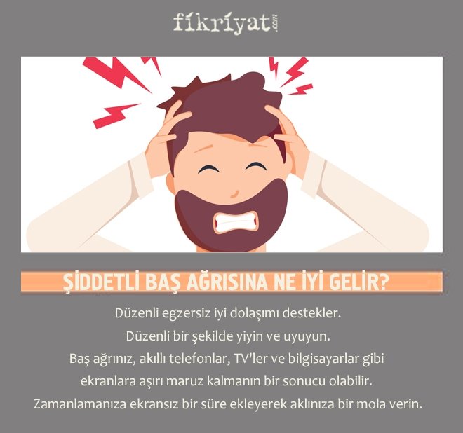 Baş ağrısına ne iyi gelir? Baş ağrısı nasıl geçer? Şiddetli baş