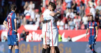Sevilla routs Levante 5-0 to end winless streak in Spain