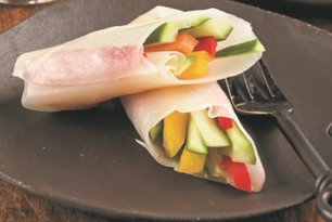 Çiğ Sebzelerle Spring Roll