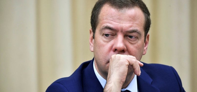 RUSSIAN PM MEDVEDEV SLAMS US SANCTIONS AS FULL-SCALE TRADE WAR
