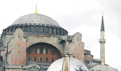New entrance system starting at Hagia Sophia today